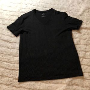 Armani Exchange Black Chevron T-Shirt
